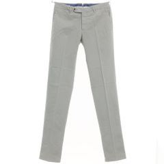 【新品アウトレット】ピーティートリノ PT TORINO ストレッチコットン スラックスパンツ ライトグレー【サイズ46】【メンズ】