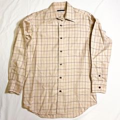 【美品】バーバリー　ＢＵＲＢＥＲＲＹ シャツ　 ベージュカラー　チェック
