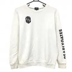 パーリーゲイツ トレーナー 白 袖・背面ロゴ レディース 1(M) ゴルフウェア PEARLY GATES