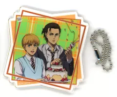 【中古】キーホルダー エレン・イェーガー＆アルミン・アルレルト 「進撃の巨人 The Final Season POP UP SHOP 描き下ろしアクリルキーホルダーコレクション(学生服ver.)」