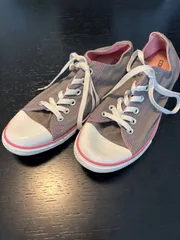 Converse ALL STAR  OX  グレー×ピンク オールスター コンバース　26.5cm  メンズ　レディース　ユニセックス　スニーカー