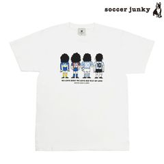 soccer junky XL ホワイト Tシャツ 長袖 バッジョ baggio - メルカリ