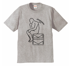 modern fleeks market Tshirt　ミックスグレー