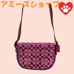 コーチシグネチャーワンショルダーバック6842ピンク