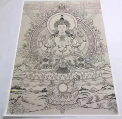 中国美術 掛軸 明代 商喜「関羽擒将図」工芸複製品 タトー箱付 中国美術 掛軸 明代 商喜「関羽擒将図」工芸複製品 タトー箱付