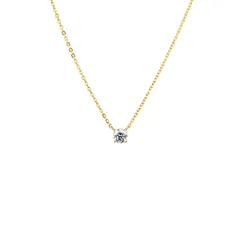 【数量限定】4℃(カナルヨンドシー) Canal シルバー イエローゴールド ネックレス 151824121001