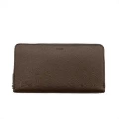 バリー BALLY バレン BALEN ラウンドファスナー レザー ブラウン 長財布 メンズ【中古】のサムネイル