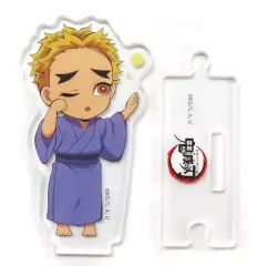 【中古】アクリルスタンド・アクリルパネル 煉獄千寿郎(手挙げ) 「鬼滅の刃 無限列車編・遊郭編 キャラクター絵巻カフェ in ufotable Cafe×マチ★アソビCAFE 描き下ろしみにきゃら繋がるランダムアクリルスタンド(無限列車編 第二弾)」