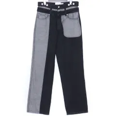 FENG CHEN WANG INSIDE-OUT JEANS TROUSERS Sサイズのサムネイル