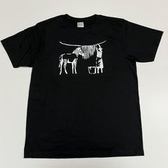 BANKSY・バンクシー・シマウマ・選択する女性・黒