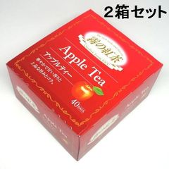 【業務用 紅茶 ティーバック】ＵＣＣ）霧の紅茶 アップルティー ティーバッグ ４０パック×２箱セット