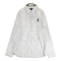 サイズ：L CALLAWAY キャロウェイ  微起毛 長袖ポロシャツ 総柄 ホワイト系 [240101415135] ゴルフウェア メンズ ストスト