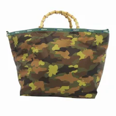 レスポートサック　迷彩柄　トートバッグ　バンブー　舟型トート　M　美品 LeSportsac(レスポートサック)の「SMALL BAMBOO TOTEフラワーLS