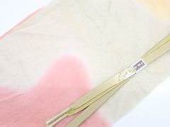 【京松】リサイクル着物 和装小物 帯締め帯揚げセット 高麗組 金糸 ぼかし 帯締 帯揚 kyo7w06-489