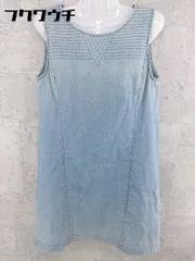 ◇ Levi's リーバイス ノースリーブ ミニ デニム ワンピース サイズS インディゴ レディース 【中古】 【1002801062583】