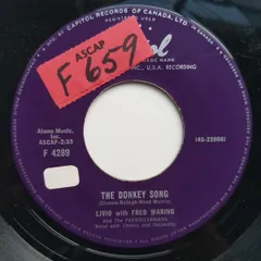 加7” Livio With Fred Waring & The Pennsylvanians The Donkey Song F4289 Capitol Records /00080