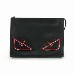 フェンディ FENDI モンスター クラッチバッグ 黒 ブラック 7VA433 A72K F0P0Nのサムネイル
