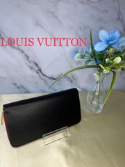 【59】Louis Vuitton ルイヴィトン ヴェルニ 財布 ジッピーアラマント ブラック 黒
