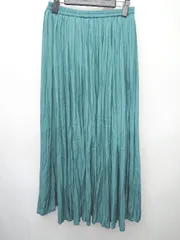 ◇ ⊂ URBAN RESEARCHROSSO アーバンリサーチロッソ ロング ギャザー スカート サイズF グリーン系 レディース P  【1407100016075】