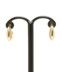 美品 バーバリーズ ピアス K18 ハーフループ レディース Burberrys