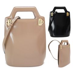 フェラガモ ハンドバッグ レディース WANDA ワンダ トップハンドルバッグ ショルダーバッグ ガンチーニ  FERRAGAMO 213483 (ec)