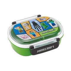 スケーター(Skater) マインクラフト (Minecraft 25) 子供用 キッズ お弁当箱 1段 360ml ふわっと 抗菌 キッズランチ 日本製 食洗機対応 電子レンジ対応 マイクラ 幼稚園 保育園 小学生 小学校 人気 プレゼント 遠足 ピクニック