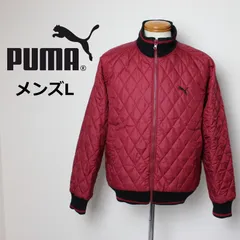 【リバーシブル】PUMA 中綿ジャケット メンズＬ プーマ キルティング