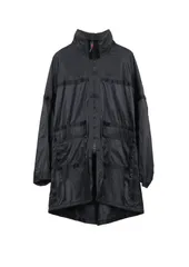TAIGALIONA 23SS ナイロンテープ マイクロリップストップ ハイネック モッズコート M-51 TYPE SHELL COAT フィッシュテール ブラック 黒 アウター ジャケット タイガリオナのサムネイル