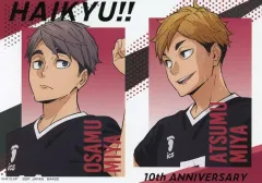 【中古】雑貨 宮侑＆宮治 メモリアルボード 「一番くじ ハイキュー!! ～10th anniversary!～」 F賞