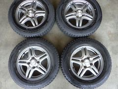 2310-243　HOT STUFF　アルミホイール＆スタッドレスタイヤ　145/80R13　2020年　4本セット