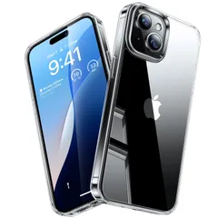 【人気商品】TORRAS iPhone 15 用 ケース 【超薄型・極軽量】 薄型 軽量 シンプル 日本製PC 耐衝撃カバー 6.1インチ あいほん15用ケース 「OriginFit 」クリア