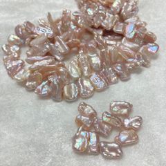淡水パール　琵琶ピンクナチュラルカラー　12粒