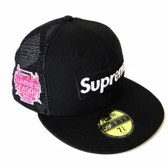シュプリーム SUPREME ニューエラ NEW ERA 24SS ボックスロゴ メッシュバック キャップ 帽子 59FIFTY Box Logo Mesh Back SUMMER SEASON 2024 黒 ブラック 58.7cm ぼうしのサムネイル