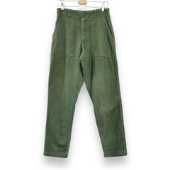 60s 米軍 アメリカ軍 US army OG107 コットン ベイカーパンツ ミリタリー パンツ 軍パン ファティーグパンツ ユーティリティパンツ vintage ヴィンテージ ビンテージ 輸入古着 海外古着 US古着 メンズ グリーン 60年代【S156】