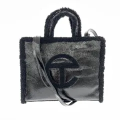 UGG x Telfar スモール ショッピングバッグ クリンクル ブラック UGG x TELFARコラボバッグ、待望の再販開始 | Deckers Japan合同