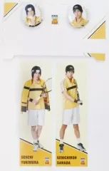 【中古】その他雑貨(男性) 幸村精市(神永圭佑)/真田弦一郎(小笠原健) 立海しおり＆缶バッジセット 「一番くじV ミュージカル テニスの王子様 ～2014 夏～」 H賞