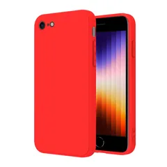 【特売】iPhone SE ケース第2世代 第3世代 iPhone7 / 8 スマホケース TPU シリコン 軽量 薄型 衝撃吸収 アイフォン カバー 4.7インチ PinLiSheng(赤 iPhone SE2 iPhone SE3 iPhone8 iPh