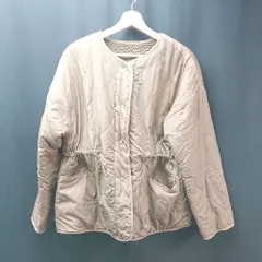 ◇ Holiday リバーシブル キルティング ボア ドローコード 長袖 ブルゾン サイズfree ブラウン レディース E  【1308290017210】