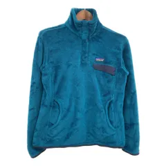 patagonia パタゴニア リツール スナップT フリースジャケット アウトドア ブルー (レディース L) 中古 古着 S6569