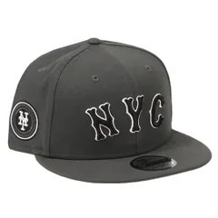 ニューエラ キャップ NEW ERA 9FIFTY MLB ニューヨーク・メッツ City Connect メンズ 帽子 ロゴ メジャーリーグ ベースボールキャップ ブランド スナップバック グレー
