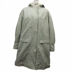 マークジェイコブス MARC JACOBS ライナー コート ボア ウール シルク 緑系 グレー系 34 約Lサイズ 0818のサムネイル