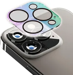 A-218 Premium Style iPhone 14 Pro/14 Pro Max用 カメラフルプロテクター [オーロラ] PG-22SCLG02AR