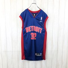 Reebok リーボック NBA デトロイト ピストンズ DETROIT バスケ ゲームシャツ ユニフォーム