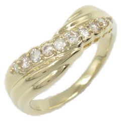 ジュエリー JEWELRY リング・指輪 ダイヤモンド リング ﾀﾞｲﾔ 4.7g #12.5 K18（イエローゴールド） ダイヤモンド リング レディース Used A