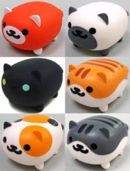 [중고]키 홀더 마스코트(캐릭터) 전 6종 세트 쫄깃한 세콧토 [이치 반 쿠지 고양이 아츠메 ~ 룬룬 여름 ~] I상