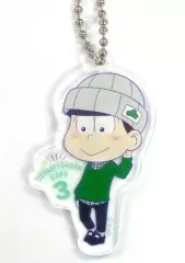 【中古】キーホルダー・マスコット(キャラクター) チョロ松 「おそ松さんカフェ2017 アクリルキーホルダー」