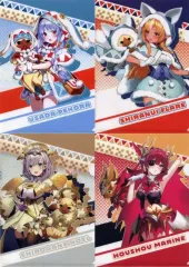 【中古】クリアファイル 全4種セット A4クリアファイル 「バーチャルYouTuber ホロライブ×モンスターハンター ホロライブとオトモ 第一弾 3期生」 カプコン直営アミューズメント施設限定 クリアファイルプレゼントキャンペーン特典