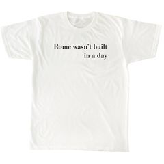 オリジナルデザインプリントTシャツ（Rome wasn't built in a day）ORIGINALS　Lサイズ