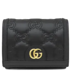 グッチ GUCCI 2WAYバッグ GGキルティング ミニ ショルダー レザー ブラック ゴールド金具 黒 ハンドバッグ ショルダー  723777 【箱】【中古】
