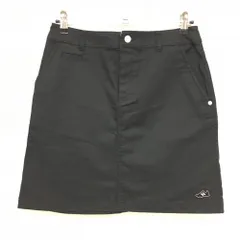 【超美品】ニューバランスゴルフ スカート 黒 スニーカーワッペン  レディース 1(M) ゴルフウェア New Balance
